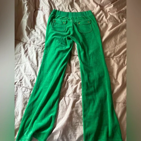 🍀Vintage Juicy Couture Kelly Green Velour Tracksuit NWOT🍀 - Picture 5 of 5